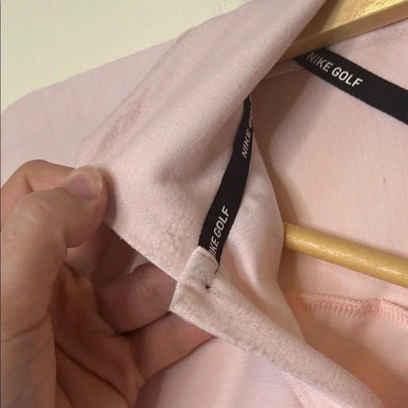 Nike Tiger Woods Golf Collection Men's Pink Polo Shirt Dry Fit Size M - Picture 3 of 8